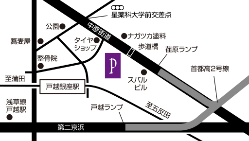 五反田スタジオ アクセスマップ